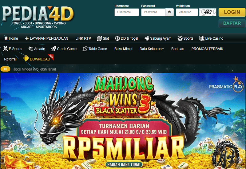 PEDIA4D Link Bocor Slot Modal Receh Masuk Turnamen Paling Cuan